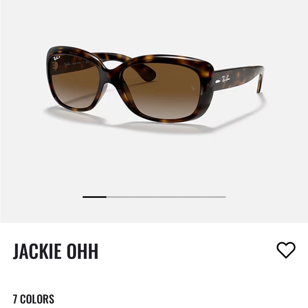 Ray-Ban Brown Oversized Sunglasses Gradient Lenses